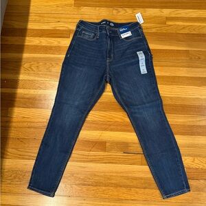 Old Navy Women's Dark Blue Straight Leg Pants